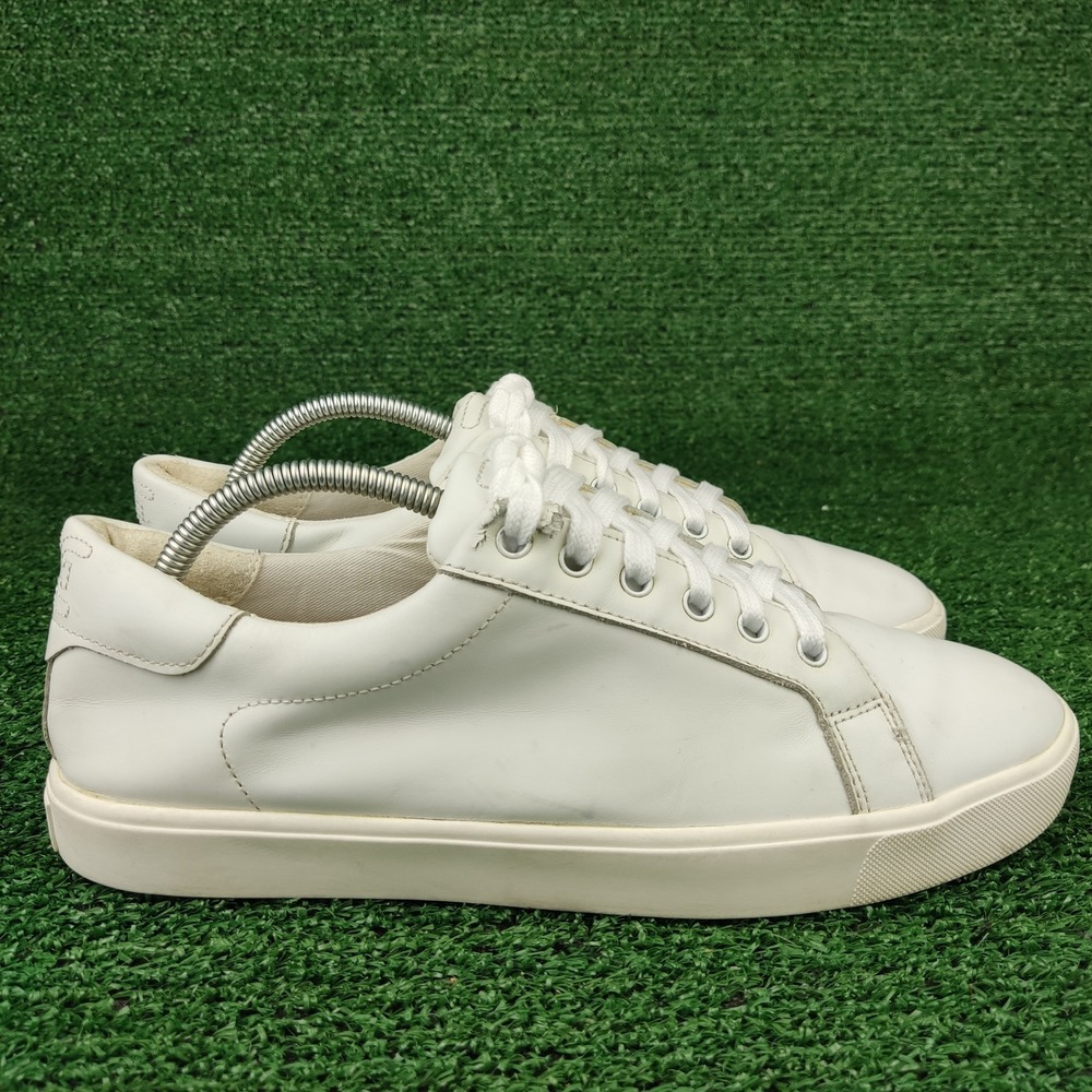 Sam Edelman Sneakers Women's 11 White Leather Low Top Lace Up Casual Shoes